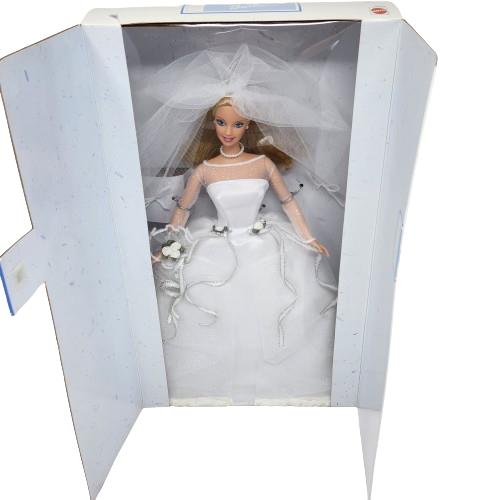 1999 Blushing Bride Barbie Doll 26074 Blonde Mattel Wedding