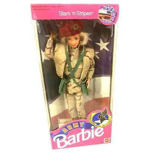 Army Barbie Doll Stars `n Stripes They`re in The Army Now