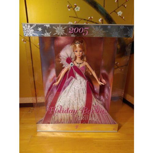 Barbie Holiday Barbie by Bob Mackie 2005 Blonde Doll Mattel G8058