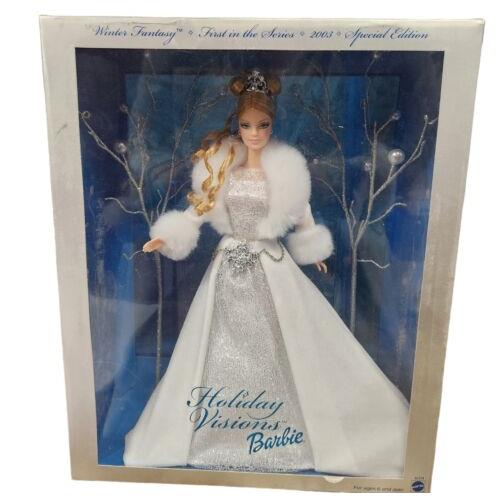 2003 Mattel Barbie Winter Fantasy Special Edition Holiday Visions-new