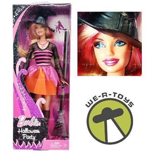 Barbie Halloween Party Doll 2011 Mattel No. V4414 Nrfb