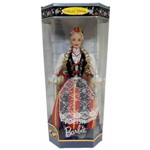 Nrfb Vintage 1997 Polish Barbie - Dolls of The World Collection 18560 Mattel