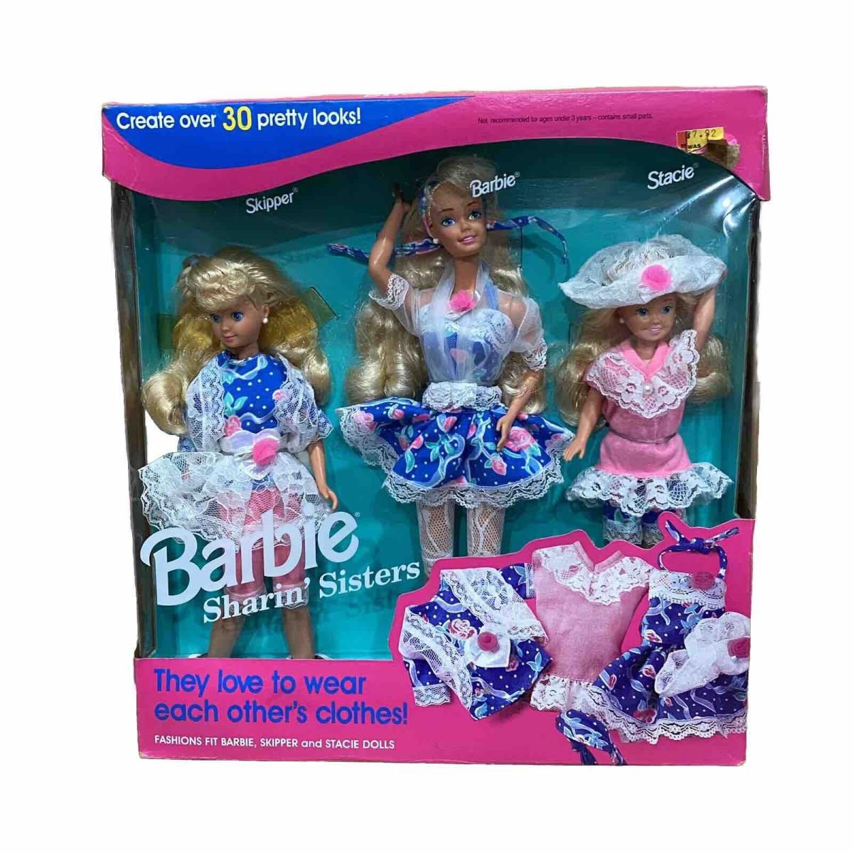 1992 Barbie Sharin Sisters Gift Set Mattel 10143