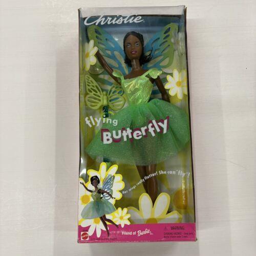 Vintage 2000 Barbie Flying Butterfly Christie Mattel 29346