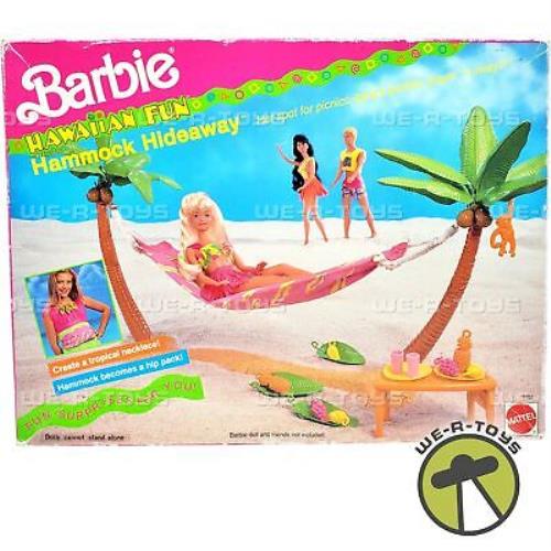 Barbie Hawaiian Fun Hammock Hideaway Playset 5702 Mattel 1990