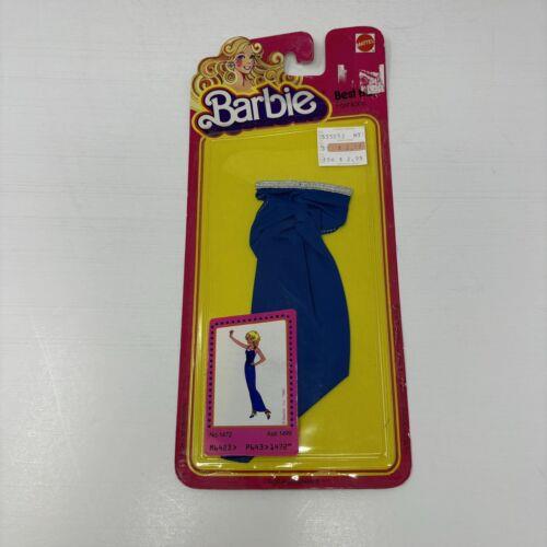 1980 Superstar Barbie Christie PJ Navy Blue Dress Fashion Best Buy 1472 Nrfp