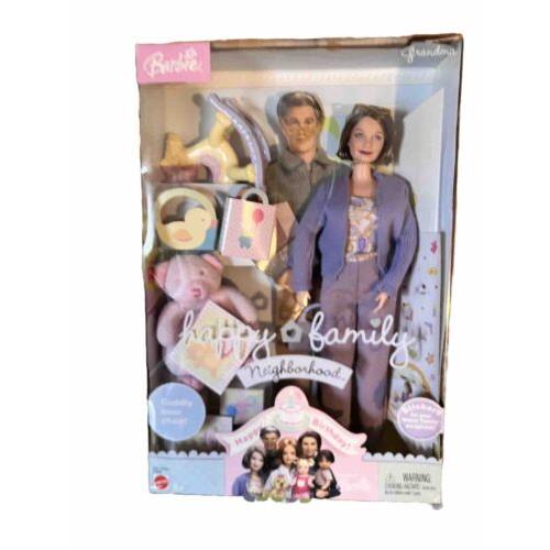 2003 Barbie Mattel Happy Family Neighborhood Grandma Doll Nrfb