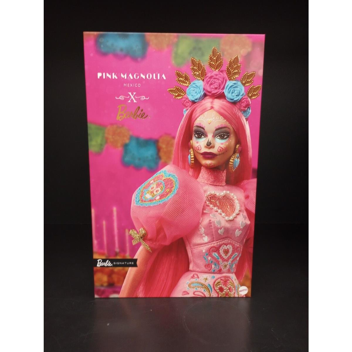 Pink Magnolia x Barbie Dia de Muertos Doll Mattel 2023