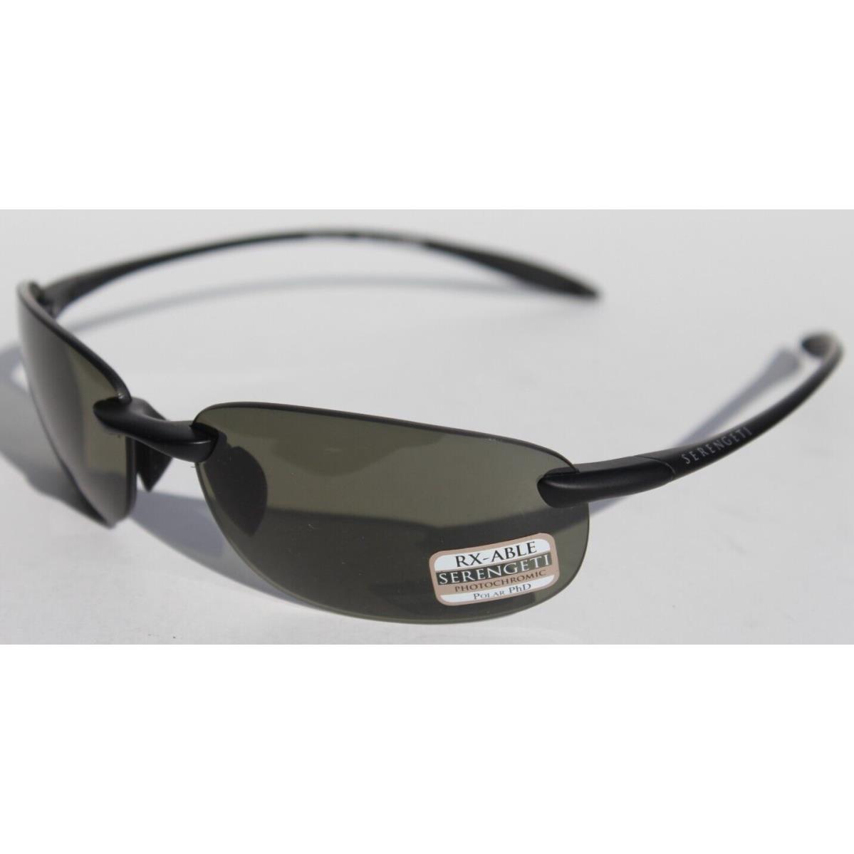 Serengeti Nuvino Polarized Sunglasses Satin Black/phd 555nm 8443 Japan