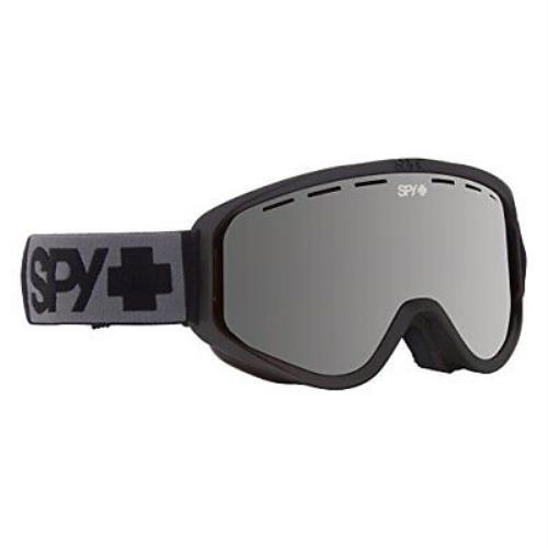 Spy Optic Woot Matte Black Silver Mirror+persimmon Lens Snow Goggles - Frame: Black, Lens: Silver+Persimmon