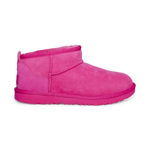 Ugg Classic Ultra Mini Berry Suede Comfort Boots Size US Youth 6 Fit`s Women`s 8