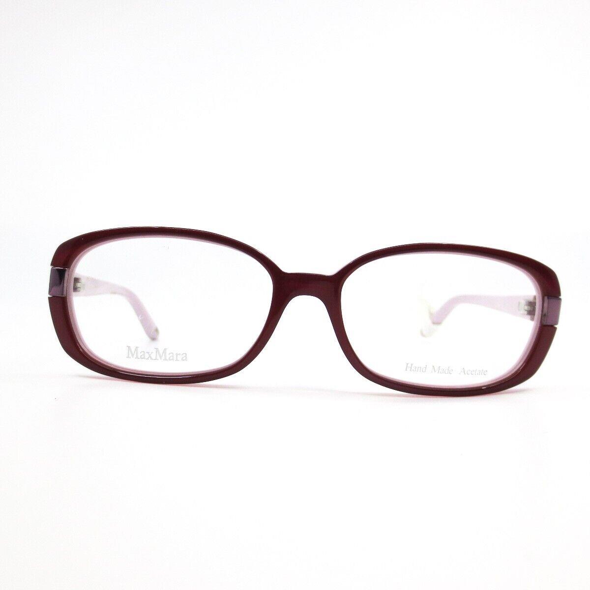 Max Mara Eyeglasses MM1131 OB1 Pink Rectangular Full Rim Frames 52-15 130 mm