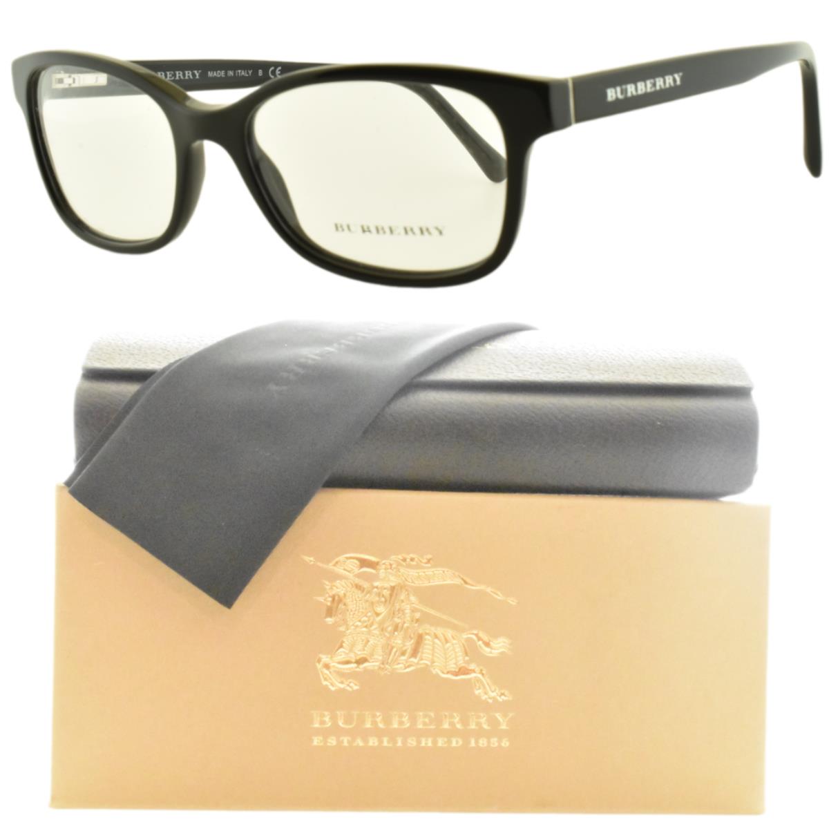 Burberry B 2201 3001 Rectangle Full Rim Black Womens Optical Frames