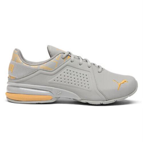 Puma Viz Runner Repeat Wide Running Mens Grey Sneakers Athletic Shoes 37733415 - Grey