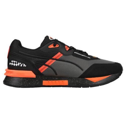 Puma Pl Mirage Sport Tech Motorsport Lace Up Mens Black Sneakers Casual Shoes 3 - Black