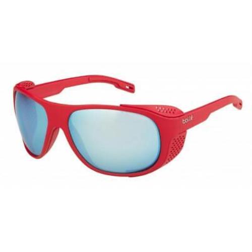 Bolle Graphite Sunglasses Red Matte Tns Ice Cat 3