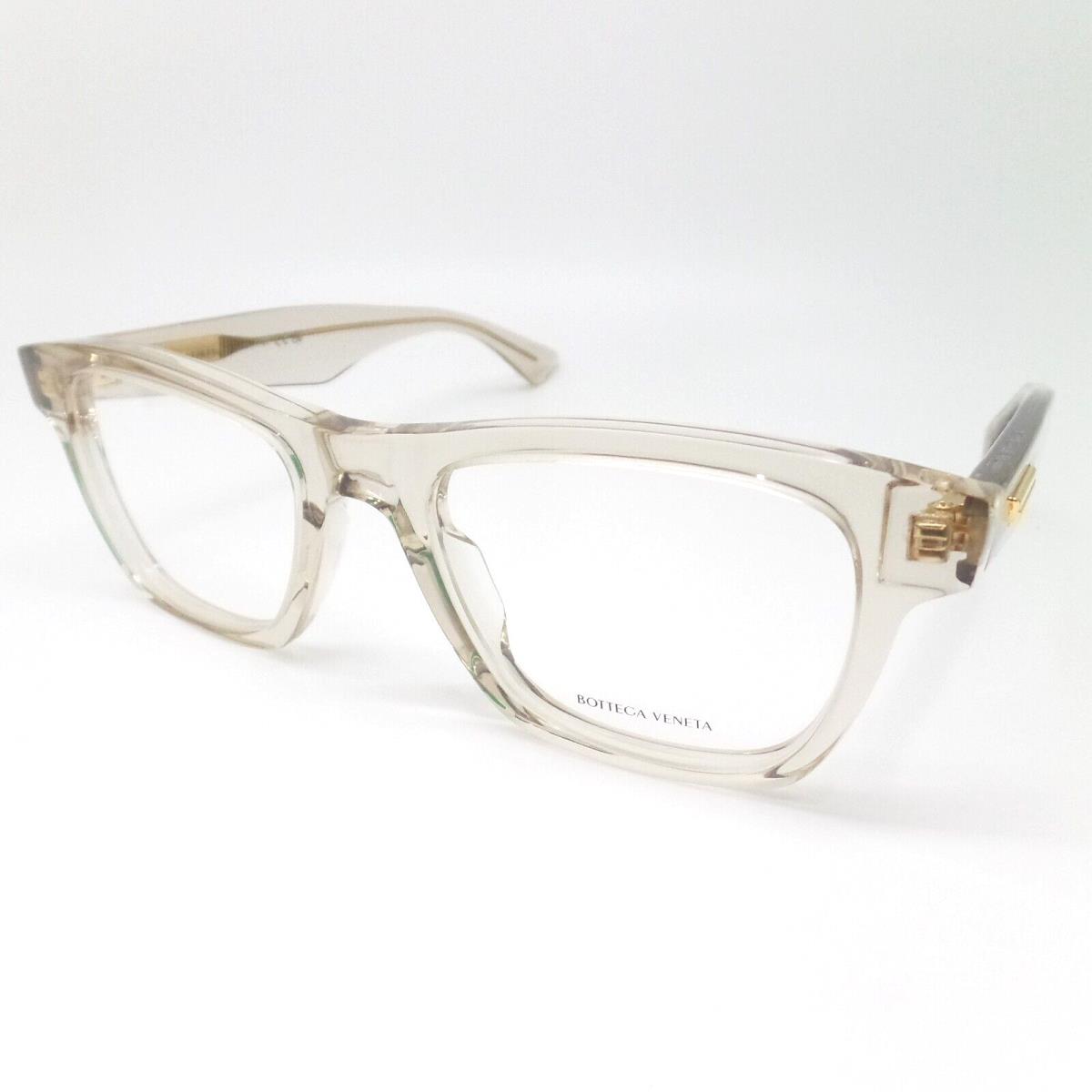 Bottega Veneta BV1120O 003 Transparent Beige 51mm Rx Frames