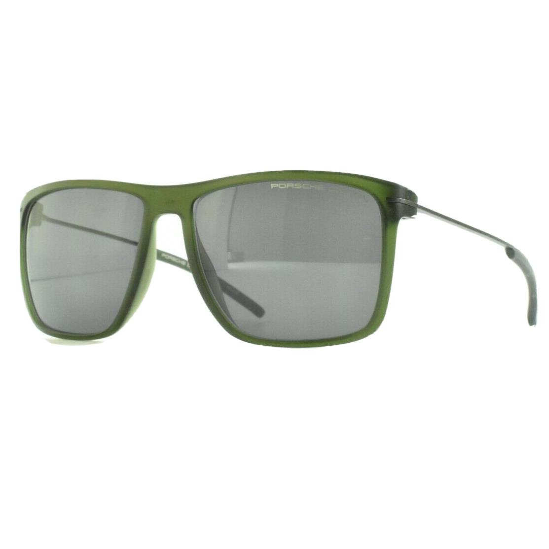 Porsche 8636 C Full Rim Mens Green Square Sunglasses