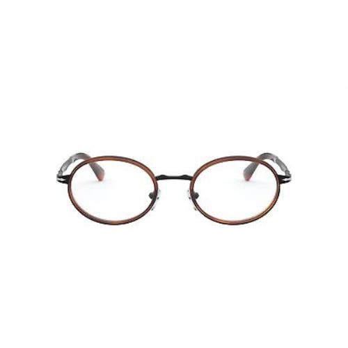 Persol PO2452V 1094 Black Havana Demo Lens Oval 48 mm Women`s Eyeglasses
