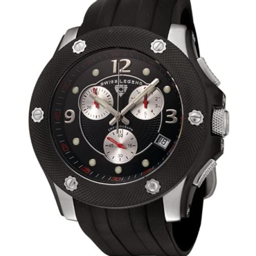 Swiss Legend 20078-SB-01 Speedster Chronograph Black Dial Men`s Watch
