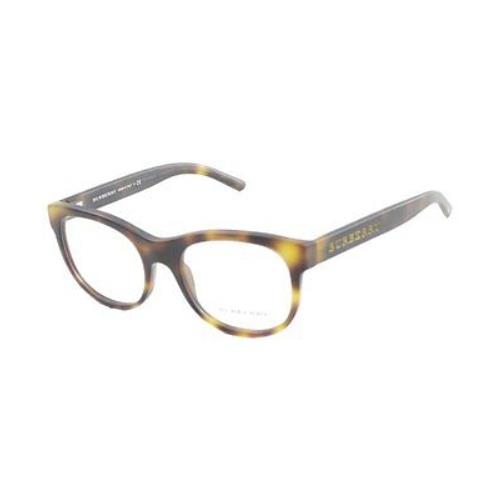 Burberry Eyeglasses 2169 Color 3382 Matte Light Havana 50mm Case
