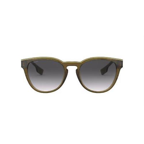 Burberry BE4310 33568G Bartlett Olive Green Grey Gradient 54 mm Men`s Sunglasses