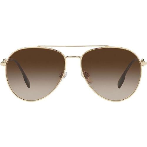 Burberry BE3128 110913 58mm Light Gold Sunglasses