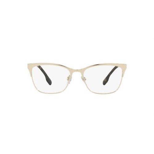 Burberry BE1362 1109 Alma Light Gold Demo Lens 54 mm Women`s Eyeglasses