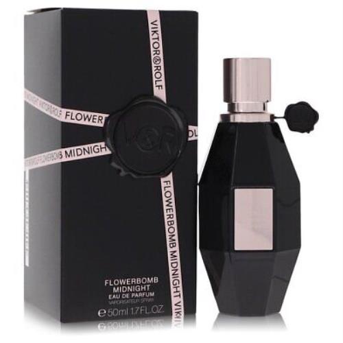 Flowerbomb Midnight by Viktor Rolf Eau De Parfum Spray 1.7 oz / e 50 ml Women