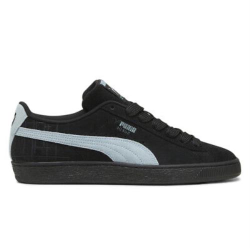Puma Suede Brand Love Ii Lace Up Mens Black Sneakers Casual Shoes 39573701 - Black