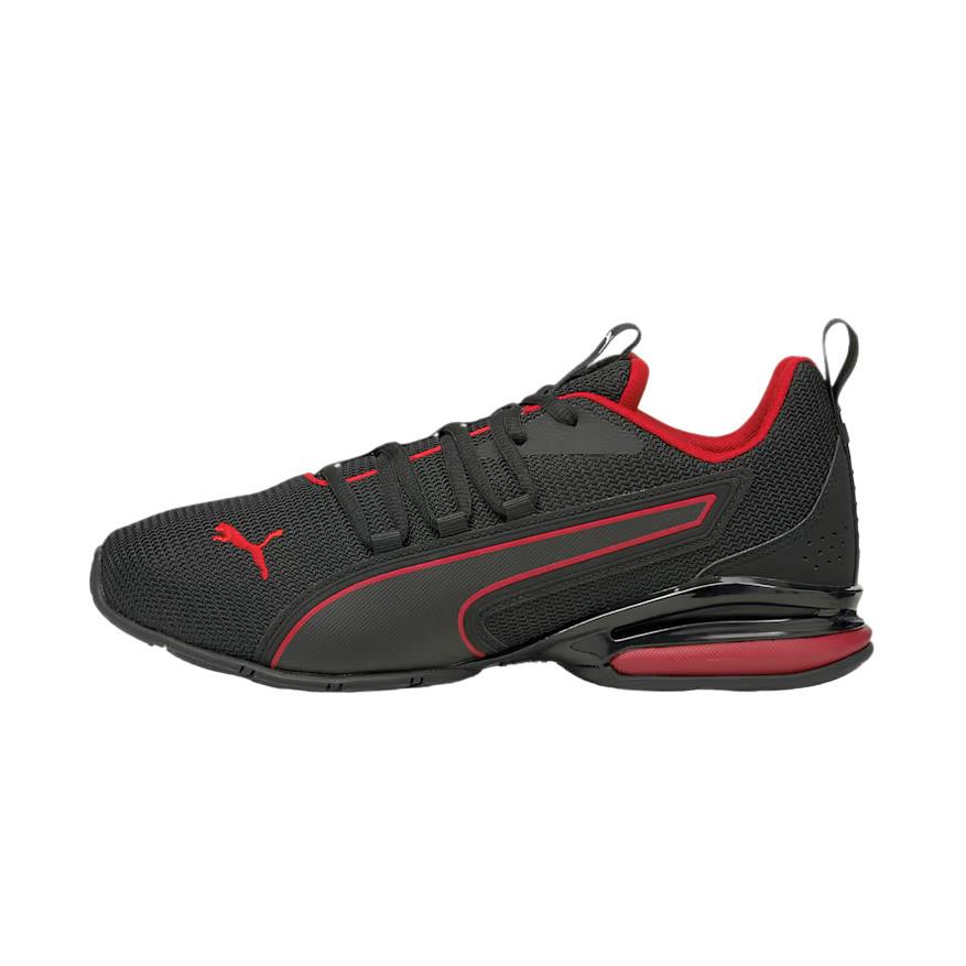 Puma Mens Black Red Running Shoe Axelion Nxt 195656 01