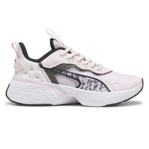Puma Softride Sway Feline Fine Running Womens Pink White Sneakers Athletic Sho - Pink, White
