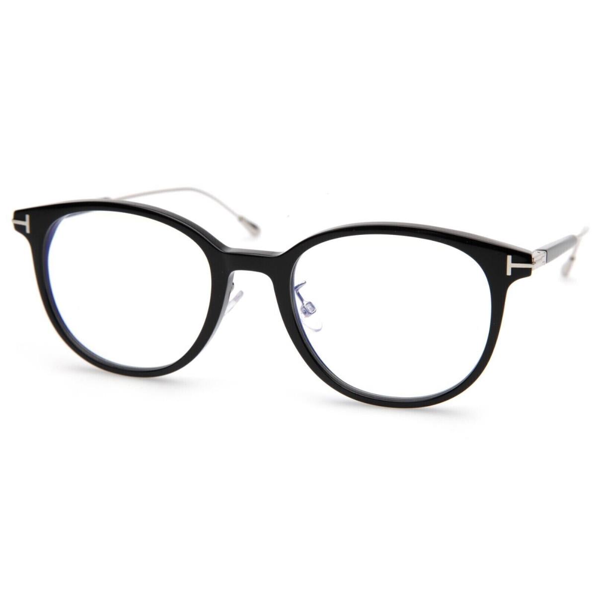 Tom Ford Eyeglasses FT 5644 D B 001 Black Optical Frame Blue Block Lens 52mm