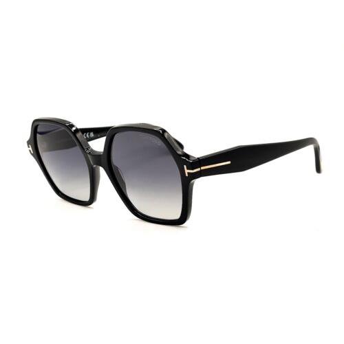 Tom Ford TF1032 Eco Sunglasses 01D Black /gray Gradient Polarized 56
