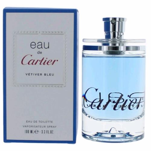 Eau DE Cartier Vetiver Bleu Cartier 3.3 oz / 100 ml Edt Unisex Perfume Spray