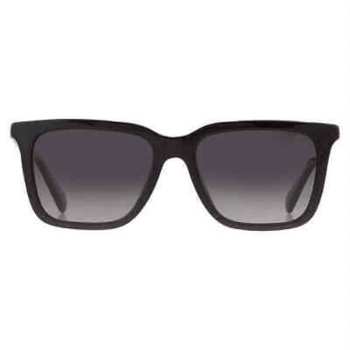 Coach Polarized Grey Gradient Square Men`s Sunglasses HC8385U 5002T3 54