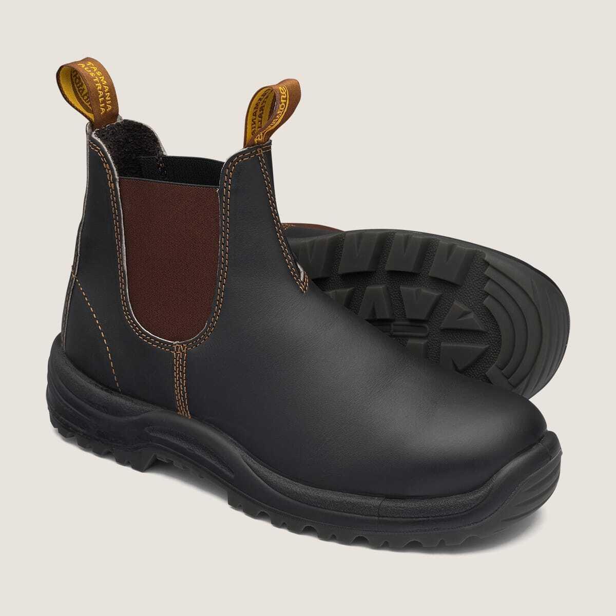 Blundstone Men`s Chelsea Steel Shank EH Resistant Work Boot Unisex 172 Stout/Brown