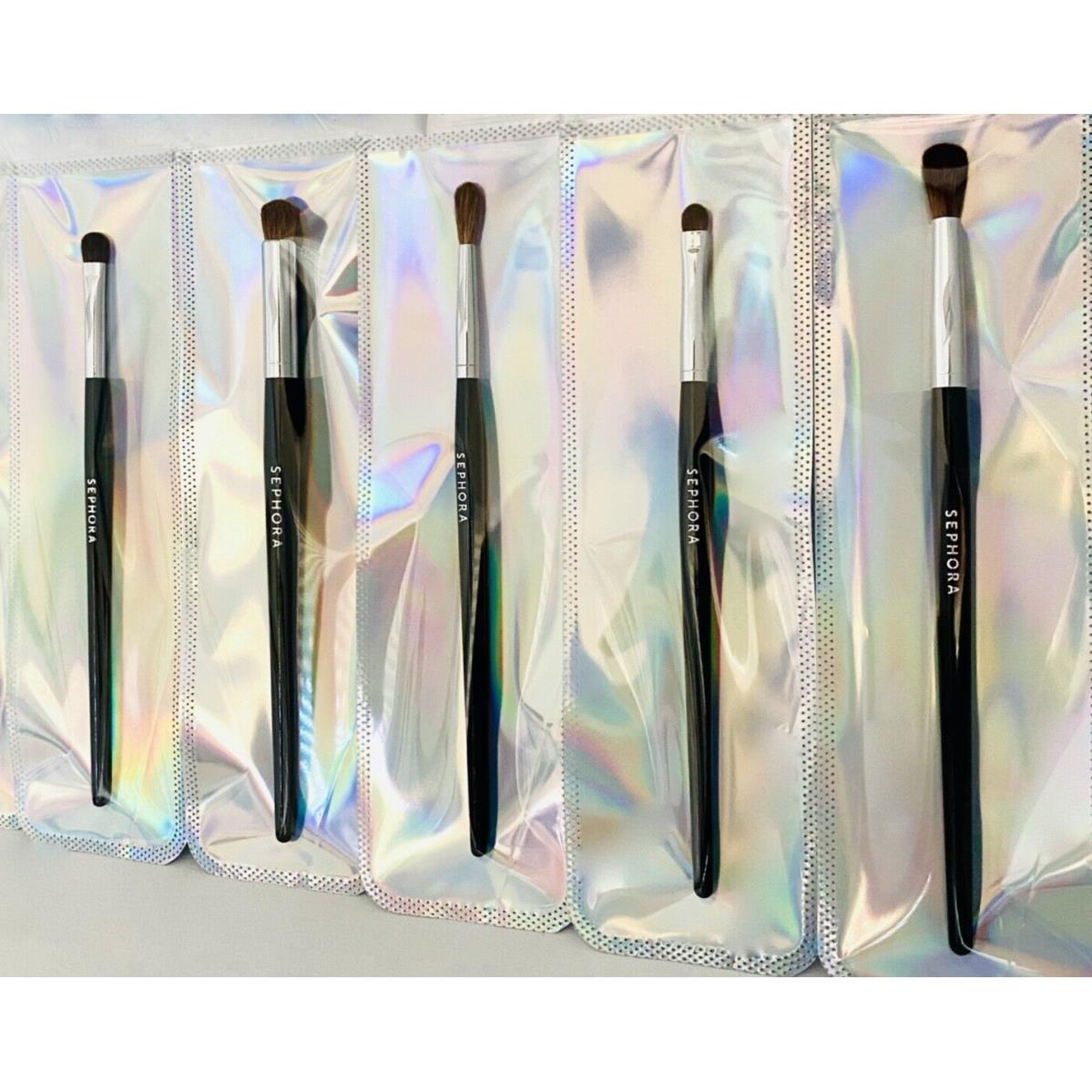 Sephora 5pc Eye Brush Set 15 Small Shadow 16 Domed Crease 17 Crease 18 19