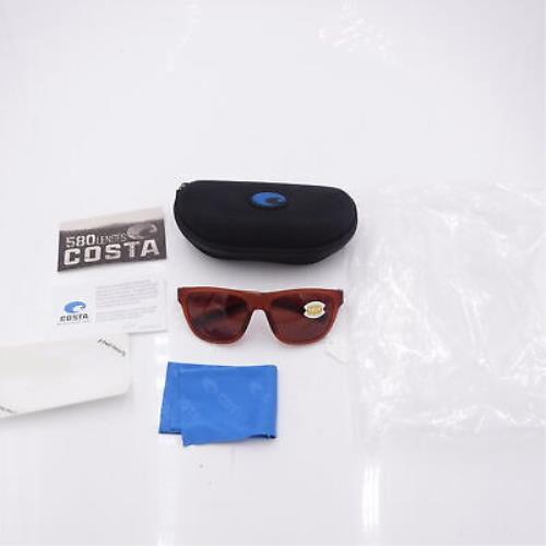 Costa Del Mar Bayside Sunglasses Matte Coral Copper 580P Bay 194