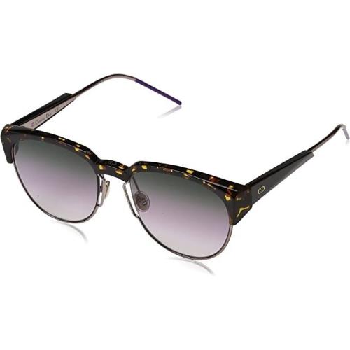 Christian Dior Spectral 01KSO Havana Sunglasses Pink Violet Lens Italy