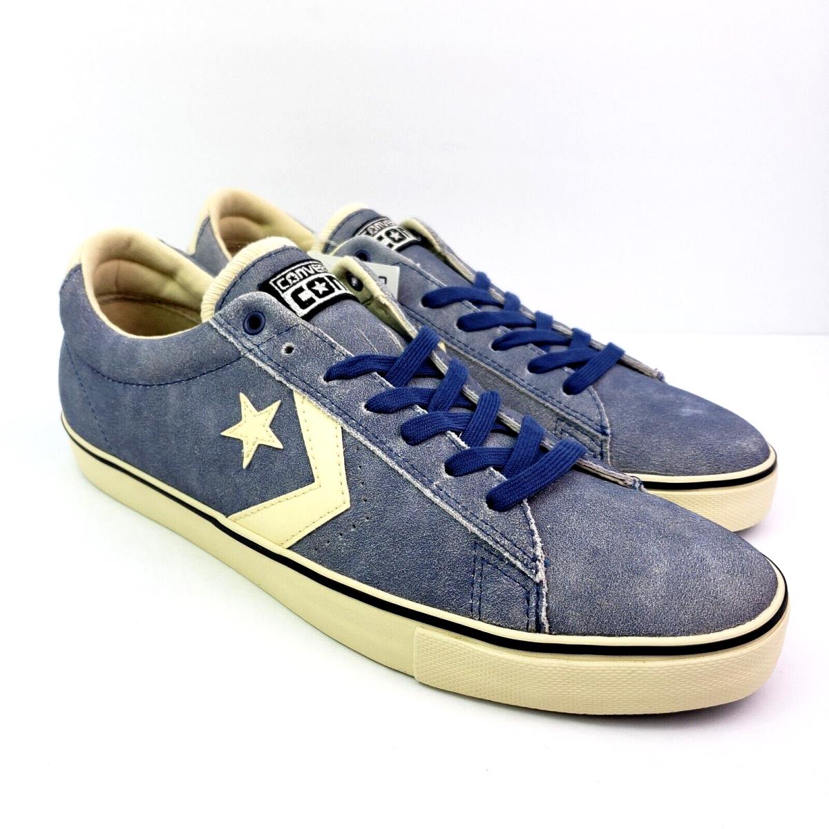 Converse Pro Lthr Vulc O Mens Size 12 Ensign Blue Low Sneaker Shoes 142113C