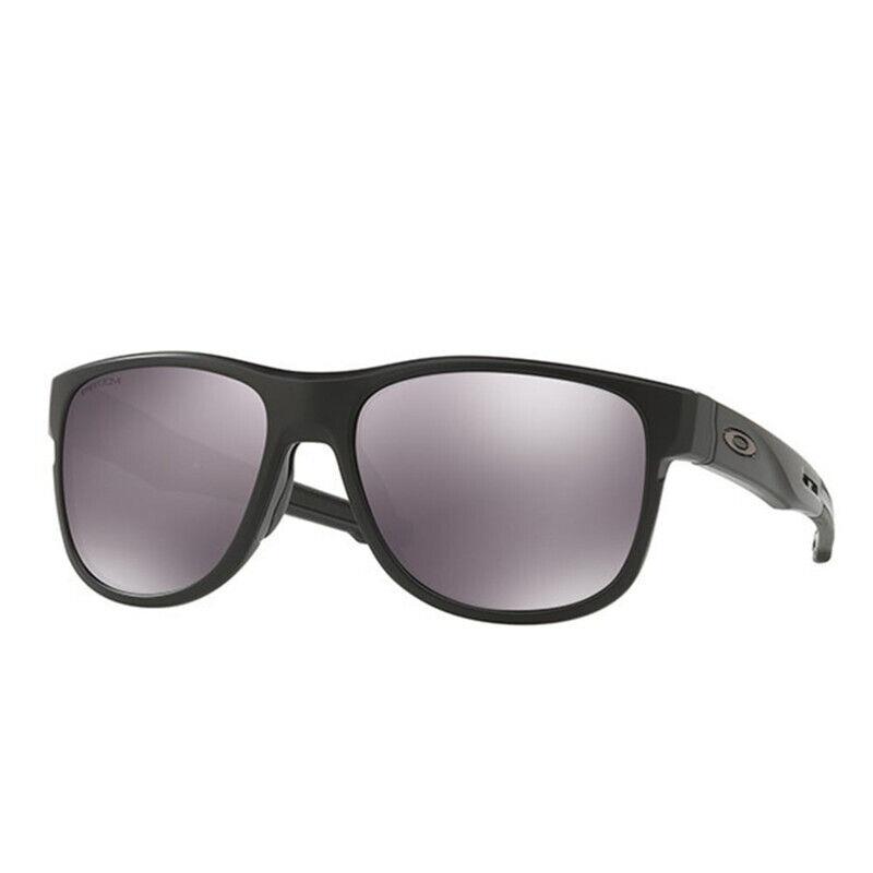 Oakley Crossrange OO9359/0257 Black Square Gray Non-polarized Men`s Sunglasses