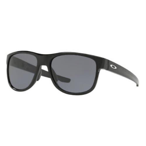 Oakley Crossrange OO9359/0157 Black Square Gray Non-polarized Men`s Sunglasses