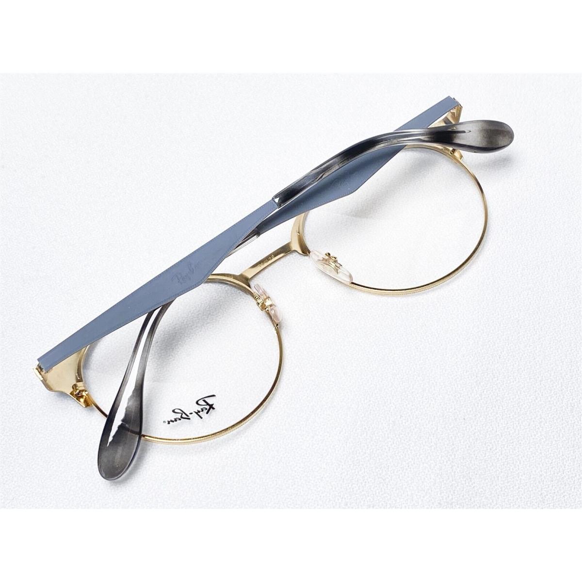 Ray Ban RB3545V 2913 Gold matte Grey Round Modern Eyeglasses Frames 51 20 Fash Brands