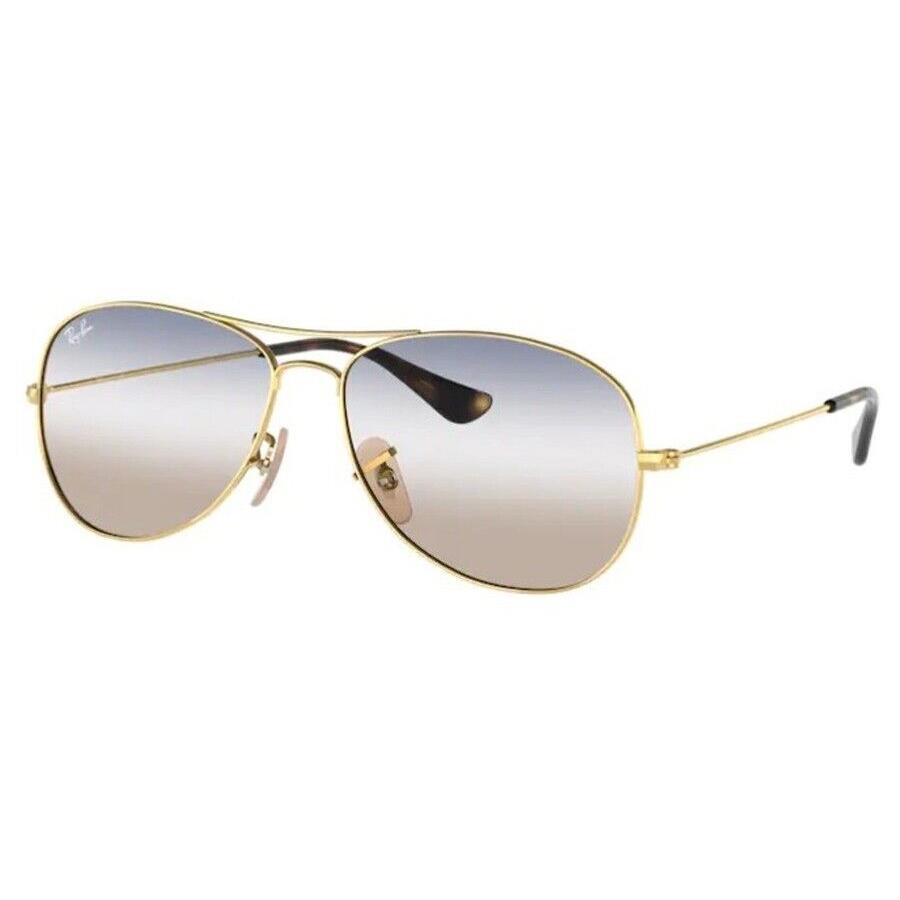 Ray Ban Cockpit Sunglasses RB3362 001/GF 59-14 Arista Gold Gradient Blue