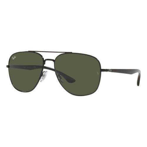 Ray-ban RB3683 Polished Black Frame / G-15 Green Lenses RB3683 002/31 56-15