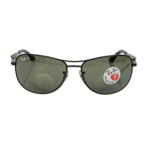 Ray-ban RB3519 Matte Black/polar Green Sunglasses 303304