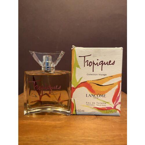 Lancome Tropiques Collection Voyage by Lanc me 1.7 OZ / 50 ML Eau de Toilette Spray Rare