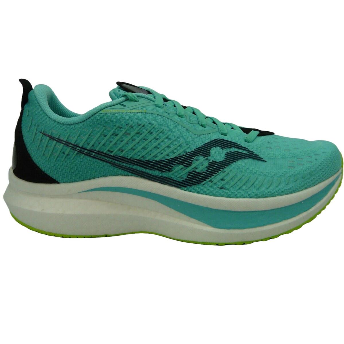 Saucony Women`s Endorphin Speed 2 Running Shoes Cool Mint/acid - Blue