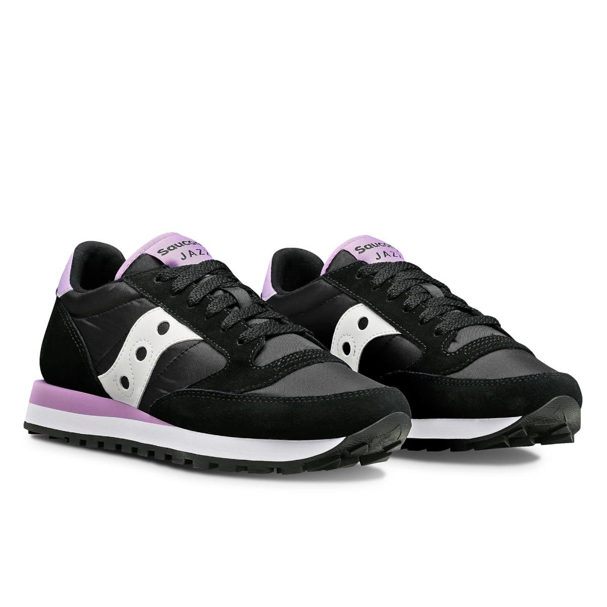 Woman`s Sneakers Athletic Shoes Saucony s Jazz Black/White